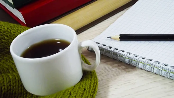 下班休息时的香咖啡 — 图库照片
