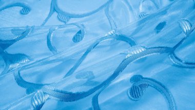 Güzel mavi arka plan ışık kumaş. Arka plan.