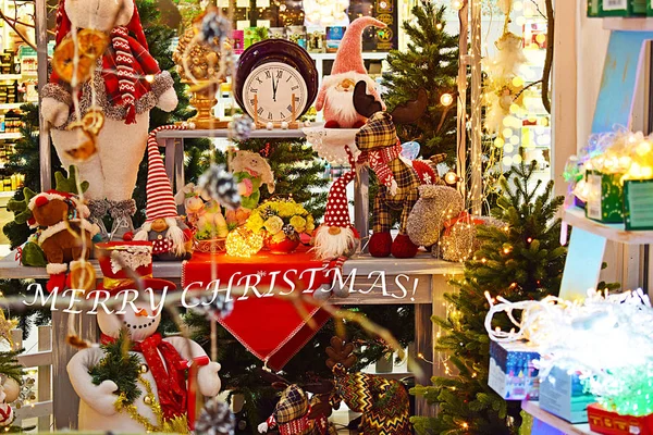 Рождественские Новогодние Игрушки — стоковое фото