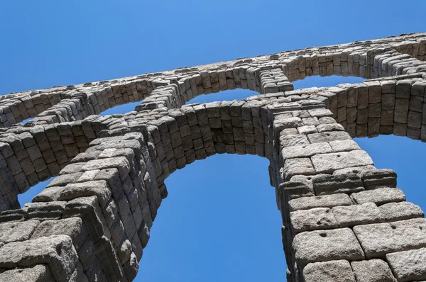 Views of the Aqueduct of Segovia, Spain — Stock Photo, Image