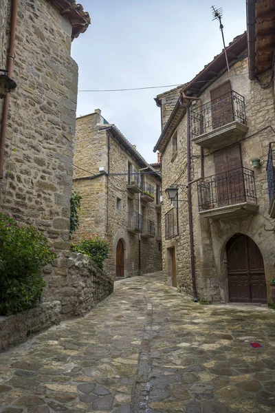 Traditionele architectuur in Sos del Rey Catolico — Stockfoto