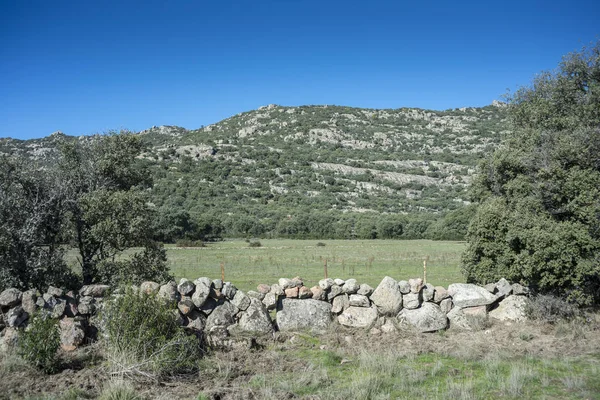 Widok na zakresu Hoyo de Manzanares — Zdjęcie stockowe