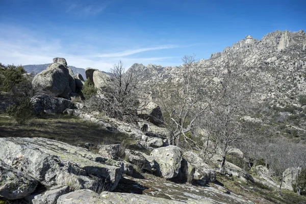 Vistas Cordillera Cabrera Las Montañas Guadarrama Madrid España — Foto de Stock