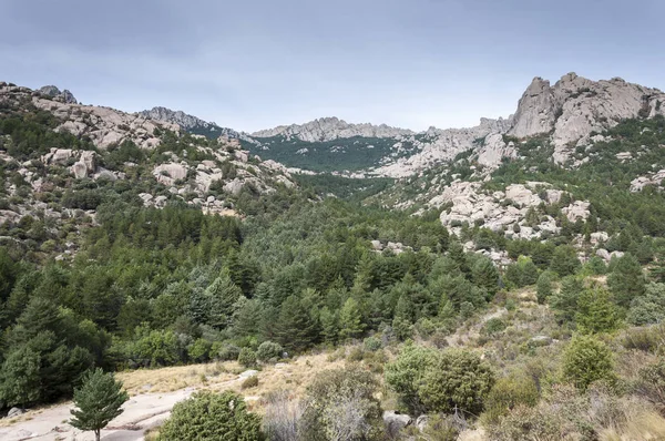 Vistas Pedriza Desde Refugio Giner Los Ríos Parque Nacional Las — Foto de Stock