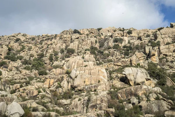 Formações Rochosas Graníticas Pedriza Guadarrama Mountains National Park Província Madrid — Fotografia de Stock