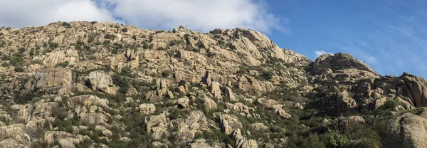 Žulových Skalních Útvarů Provincii Pedriza Guadarrama Hory Národního Parku Madrid — Stock fotografie