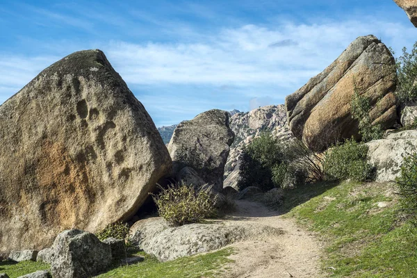 Formations Rocheuses Granitiques Pedriza Parc National Des Montagnes Guadarrama Province — Photo