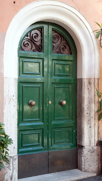 Stare drzwi domu — Zdjęcie stockowe