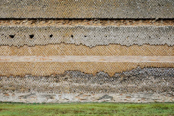 Modello autentico astratto del modello di pietra antica. Parete dei colori tipici italiani — Foto Stock