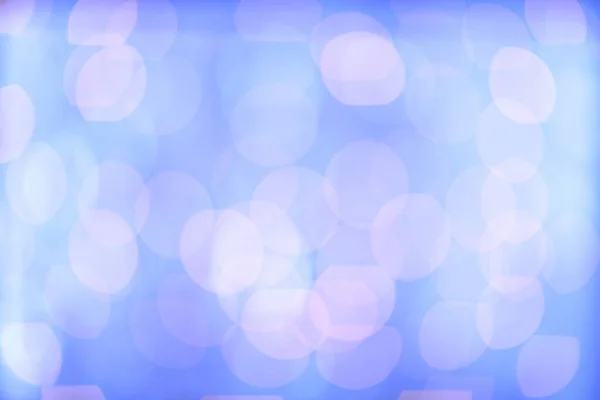 Yumuşak bokeh mavi ve mor sönmüş ışıklar — Stok fotoğraf