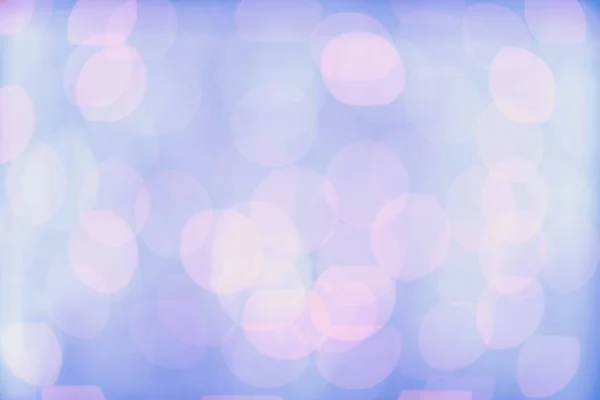 Luces desenfocadas bokeh azul y púrpura suaves — Foto de Stock