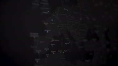 Avrupa 'daki koronavirüs pandemisi evriminin dinamik haritası