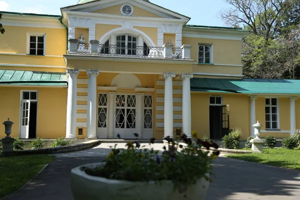 Brattsevo Manor Complex Skhodna River Moscow Russia Sample Russian Architecture — Stock Photo, Image