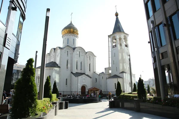 Templo San Nicolás Maravilloso Tverskaya Zastava Moscú Construido 1921 Foto — Foto de Stock