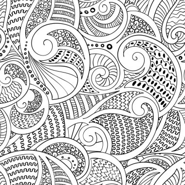 Dekoratif dalgalar desen