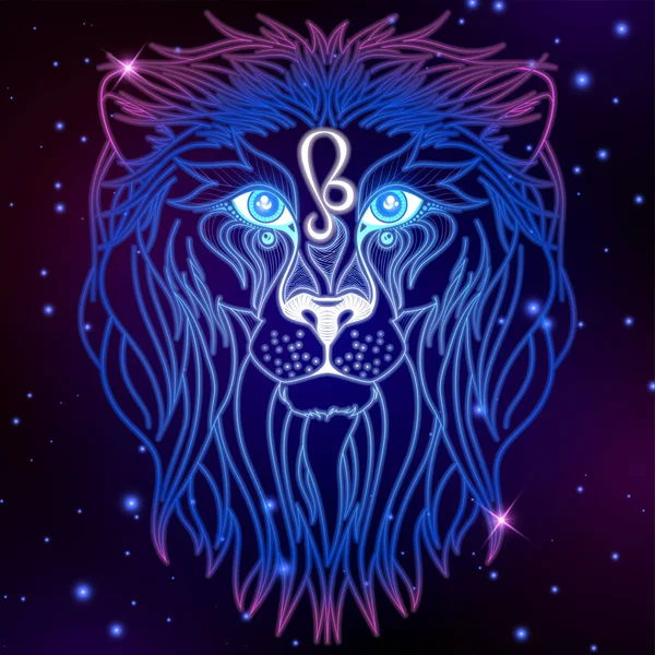 Leão signo do zodíaco —  Vetores de Stock