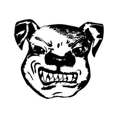 kızgın köpek çizimi