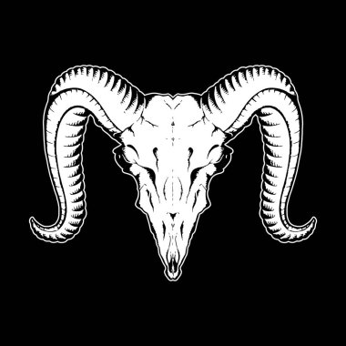 antilop kafatası taslağını