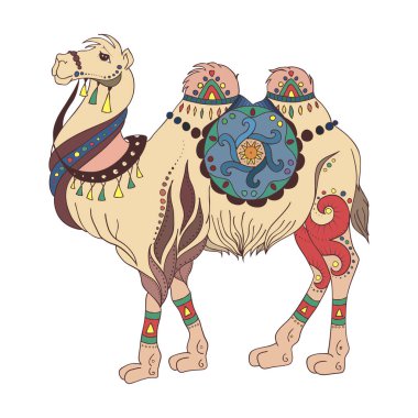 etnik deve çizim