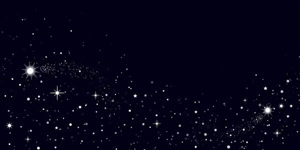 Fondo Espacial Hermoso Universo Cielo Nocturno Con Estrellas Textura Para — Archivo Imágenes Vectoriales