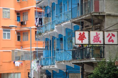Wan Chai miras iz, Hong Kong tarihi mavi ev