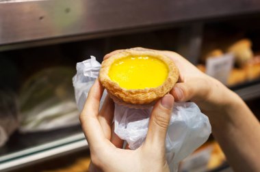 yumurta kremalı tart, hong kong snack