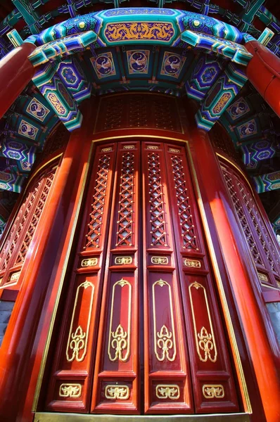 Pavillon décoré en Jingshan Park, Pékin — Photo