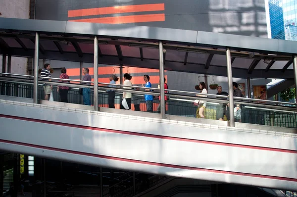 Mid-levels escalator, Hong Kong — Stock Photo, Image