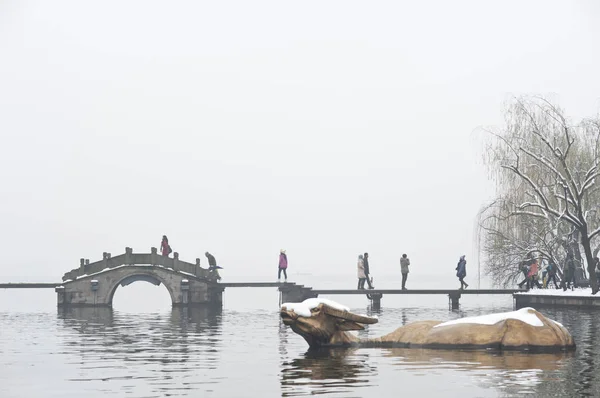 Touro de Ouro de West Lake, Hangzhou, China — Fotografia de Stock