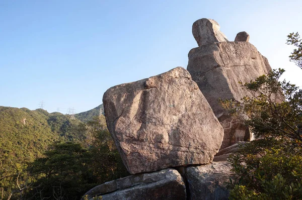 Amah Rock in Lion Rock country park, Hong Kong