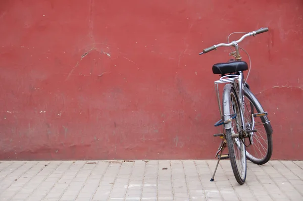 Chinese fiets buiten de verboden stad, Peking — Stockfoto