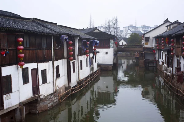 Zhujiajiao Ancient Town, Shanghái, China — Foto de Stock
