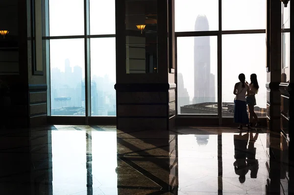 Central Plaza Sky Lobby, Wan Chai, Hong Kong — Fotografia de Stock