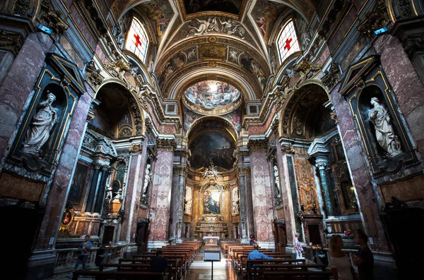 Rome Italien Juni 2017 Inredning Kyrkan Santa Maria Maddalena Rom — Stockfoto