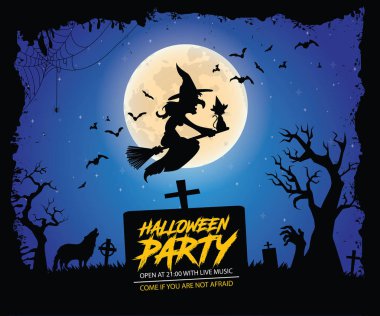 Cadılar Bayramı Parti Posteri