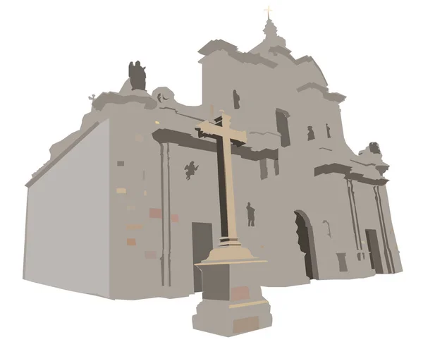 Iglesia collashsudamericana — стоковый вектор