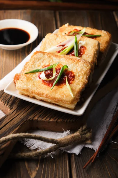 Tofu frito — Foto de Stock