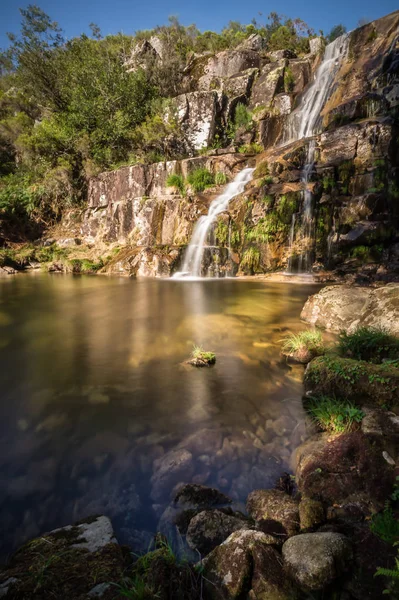 Fervenza de Casarinos skönhet i naturen — Stockfoto