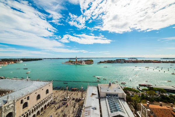 Venedig Italien September 2019 Luftaufnahme Von Venedig Schöne Aussicht Auf — Stockfoto