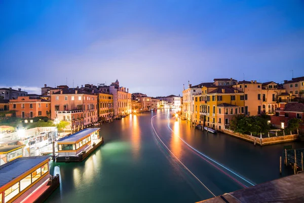 Venise Italie Venise Vue Panoramique Sur Coucher Soleil Belle Vue — Photo