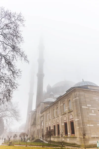 Edirne Turkey January 2020 Selimiye Mosque Foggy Weather Edirne Turkey — Stock Photo, Image