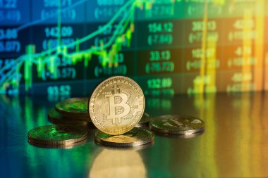 Çizelge geçmişi olan bitcoin. Yeni sanal kripto para birimi kavramı