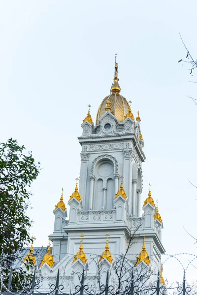 Igreja Búlgara Santo Estêvão Igreja Ferro Golden Horn Istambul Turquia — Fotografia de Stock