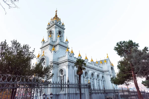 Igreja Búlgara Santo Estêvão Igreja Ferro Golden Horn Istambul Turquia — Fotografia de Stock