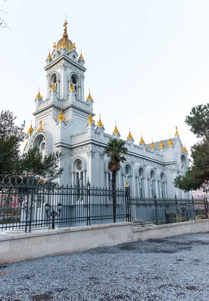 Igreja Búlgara Santo Estêvão Igreja Ferro Golden Horn Istambul Turquia — Fotografia de Stock