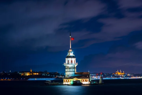 Torre Della Fanciulla Istanbul Turchia Kiz Kulesi Uskudar — Foto Stock