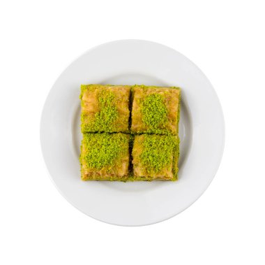 Tabakta Türk baklavası var. Geleneksel Baklava. 