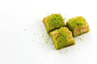 Türk tatlı baklavası. Geleneksel Baklava. 