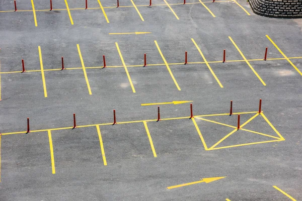 Parque Estacionamento Estacionamento Vazio — Fotografia de Stock