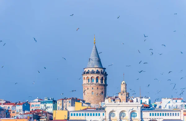 Galata Torony Isztambul Törökország — Stock Fotó